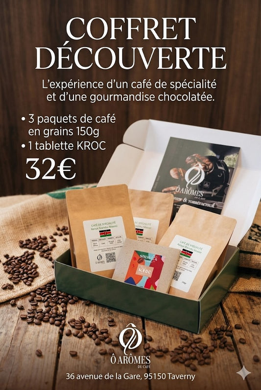 Coffret découverte café mini tablette